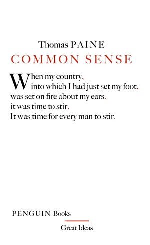 Cover Art for 9780141919966, Common Sense by Thomas Paine