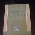 Cover Art for 9780813306162, Philosophy Of Social Science (Dimensions of Philosophy) by Alexander Rosenberg