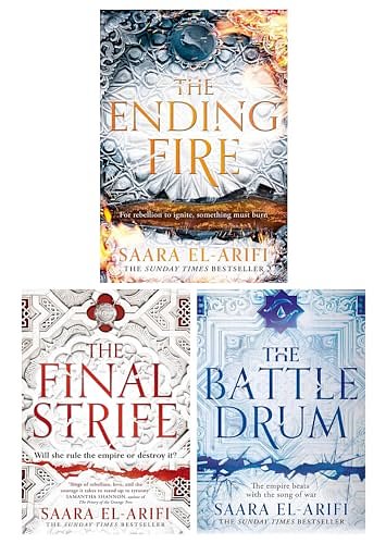 The Ending Fire Series By Saara El Arifi 3 Books Complete Collection Set (The Final Strife, The Battle Drum & The Ending Fire [Hardback])