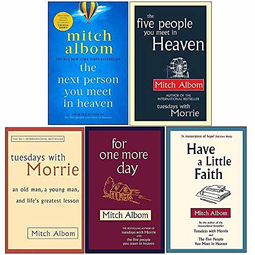 Cover Art for 9789124044824, Mitch Albom 5 Books Collection Set (Tuesdays With Morrie, For One More Day, The Five People You Meet In Heaven,The Next Person You Meet in Heaven, Have A Little Faith) by Mitch Albom