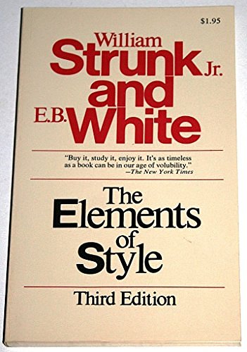 Cover Art for 9780024182203, The Elements of Style by William Strunk