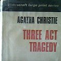 Cover Art for 9780854563265, Three Act Tragedy by Agatha Christie